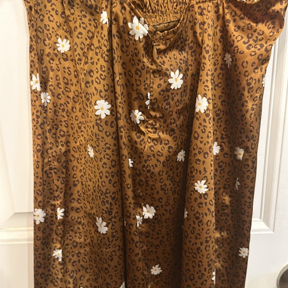 For Love and Lemons Tawney Mini Slip Dress Cheetah Size Small - Picture 8 of 11